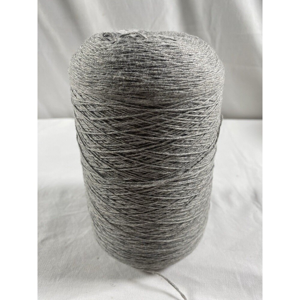 Cone Yarn Spool Yarn Gray 70% Cotton 30% Linen 550g Net Weight #906